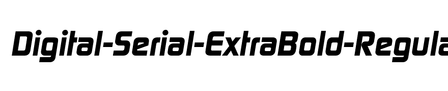 Digital-Serial-ExtraBold-RegularItalic