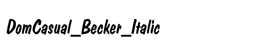 DomCasual_Becker_Italic