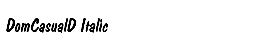 DomCasualD Italic