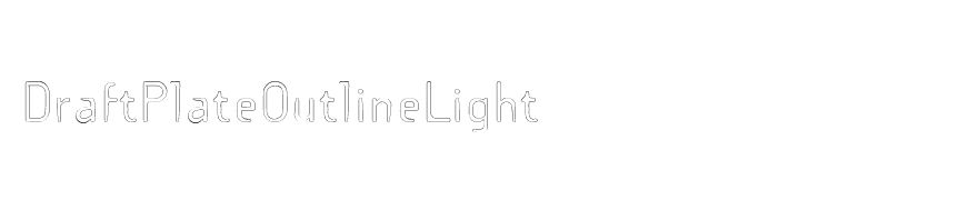 DraftPlateOutlineLight