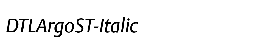 DTLArgoST-Italic