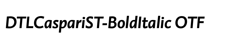 DTLCaspariST-BoldItalic OTF