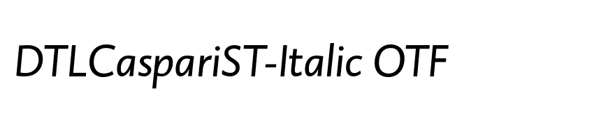 DTLCaspariST-Italic OTF