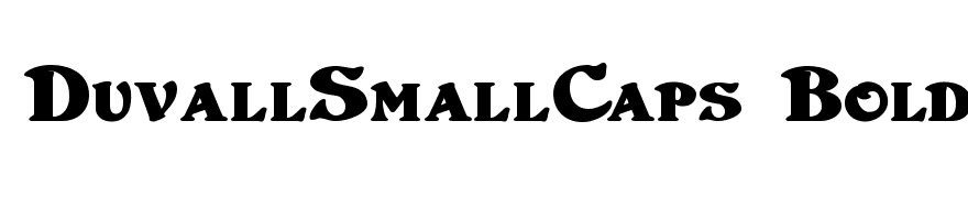 DuvallSmallCaps Bold