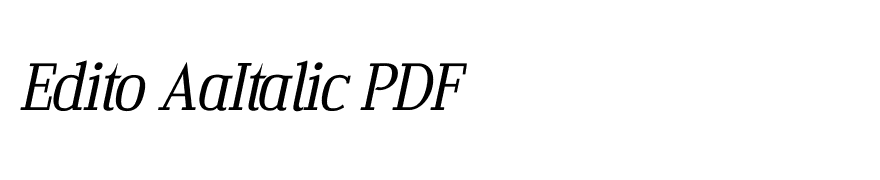 Edito AaItalic PDF