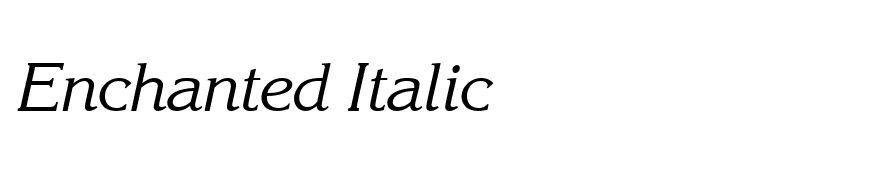 Enchanted Italic