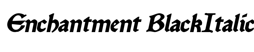 Enchantment BlackItalic