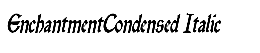 EnchantmentCondensed Italic