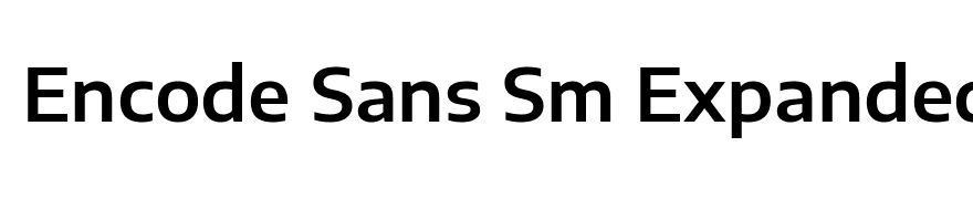 Encode Sans Semi Expanded SemiBold