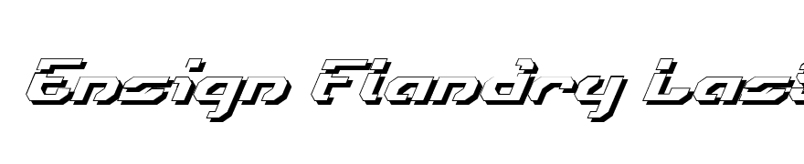 Ensign Flandry LasShad Italic