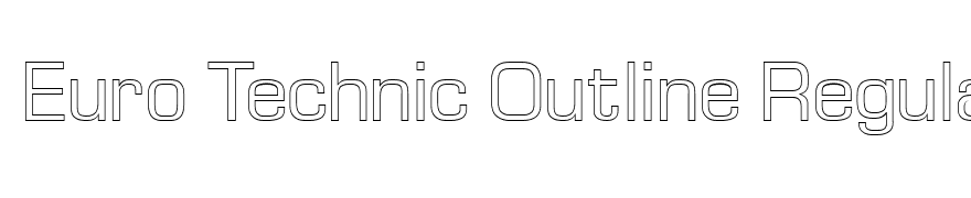 Euro Technic Outline Regular