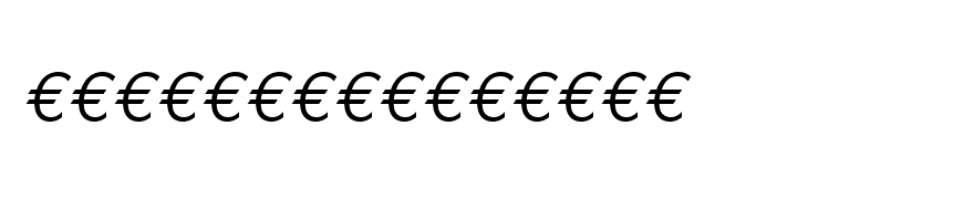 EuroMono-Italic