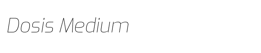 Exo Thin Italic