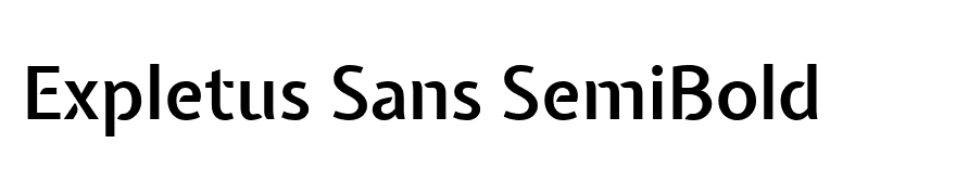 Expletus Sans SemiBold