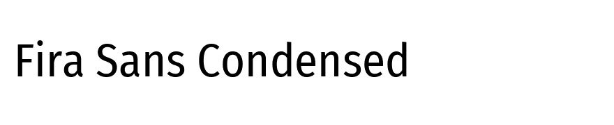 Fira Sans Condensed