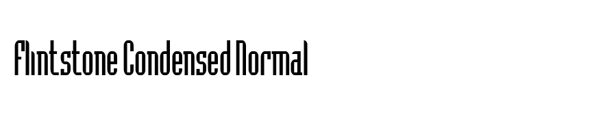 Flintstone Condensed Normal