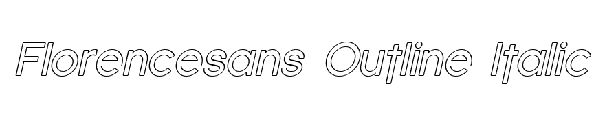 Florencesans Outline Italic