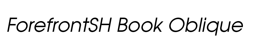 ForefrontSH Book Oblique