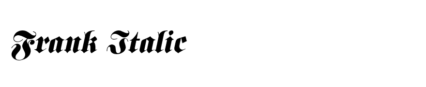 Frank Italic