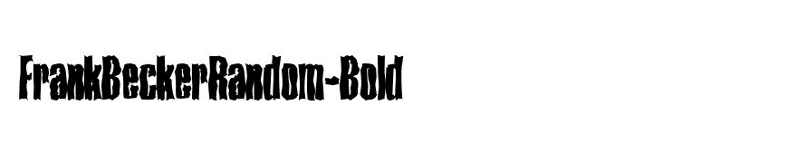 FrankBeckerRandom-Bold