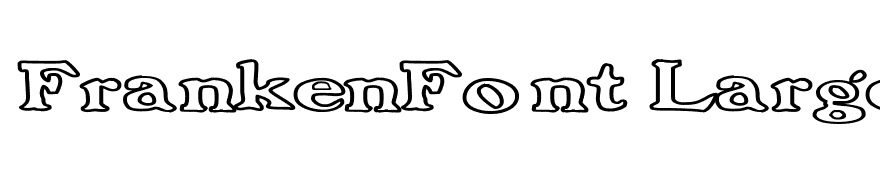 FrankenFont Large Hollow