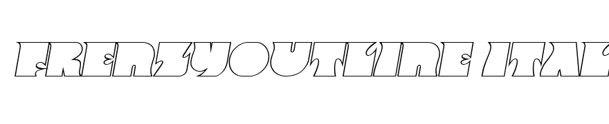 FrenzyOutline Italic