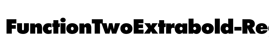 FunctionTwoExtrabold-Regular