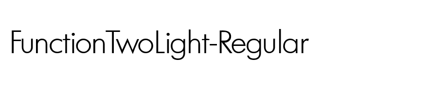 FunctionTwoLight-Regular