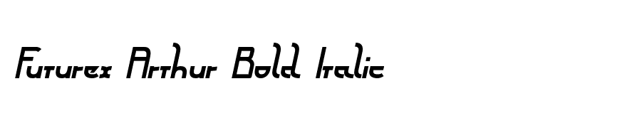 Futurex Arthur Bold Italic