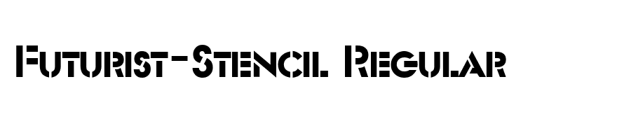 Futurist-Stencil Regular