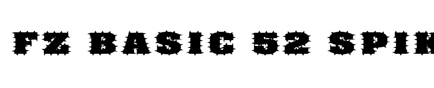 FZ BASIC 52 SPIKED EX
