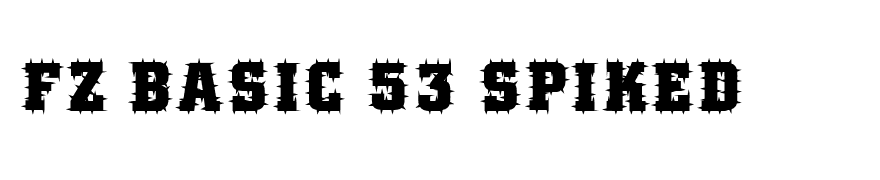 FZ BASIC 53 SPIKED