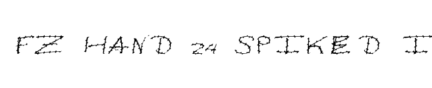 FZ HAND 24 SPIKED ITALIC