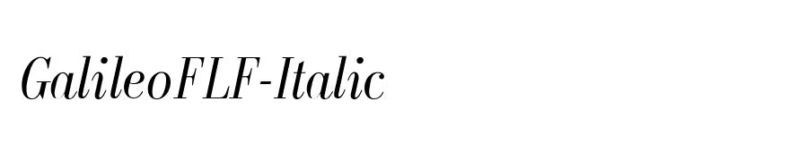 GalileoFLF-Italic