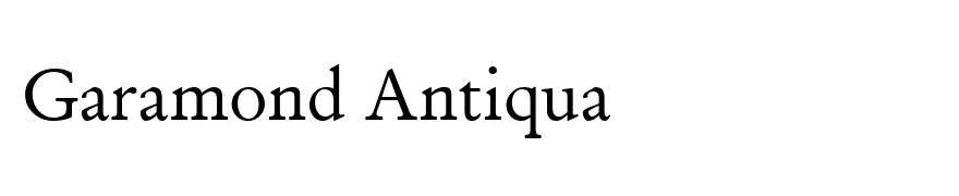 Garamond Antiqua