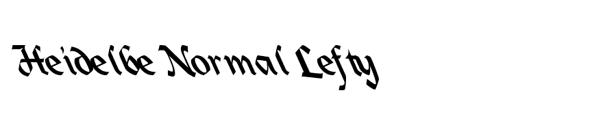 Heidelbe Normal Lefty