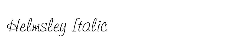 Helmsley Italic