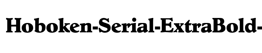 Hoboken-Serial-ExtraBold-Regular