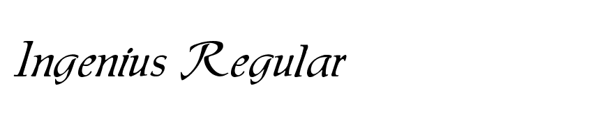 Ingenius Regular