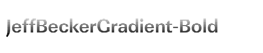 JeffBeckerGradient-Bold