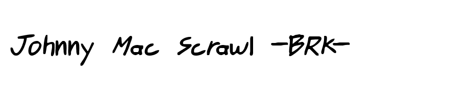 Johnny Mac Scrawl -BRK-