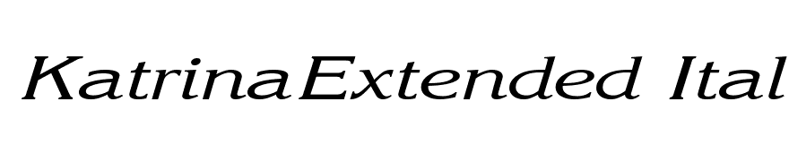 KatrinaExtended Italic