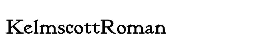 KelmscottRoman