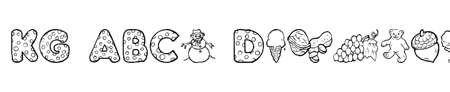 KG ABCs Dingbats