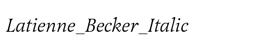 Latienne_Becker_Italic