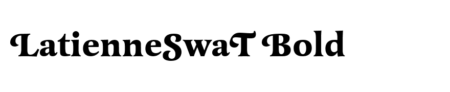 LatienneSwaT Bold