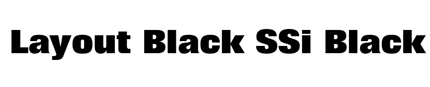 Layout Black SSi Black