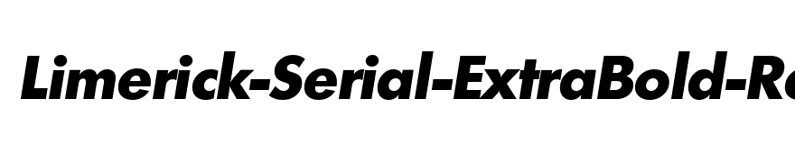 Limerick-Serial-ExtraBold-RegularItalic