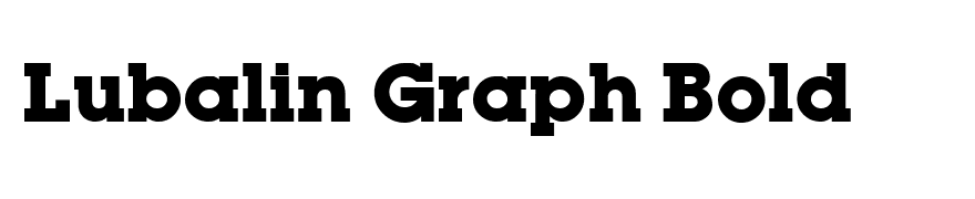 Lubalin Graph Bold