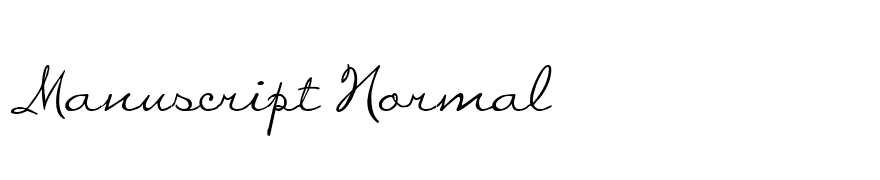 Manuscript Normal